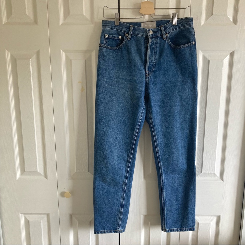 Everlane Cheeky Crop Jean Mid Blue Wash Size 27